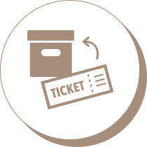 チケットをチケットBOXに入れる